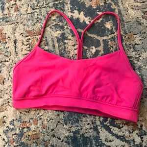 Lululemon Flow Y bra (sonic pink)